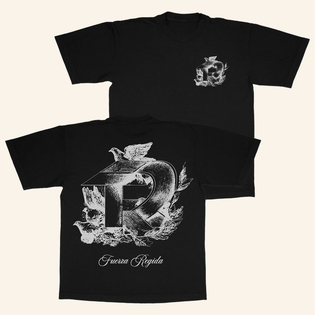 Fuerza Regida Merch Dove Black T-Shirt Gift Ideas For Music Lovers