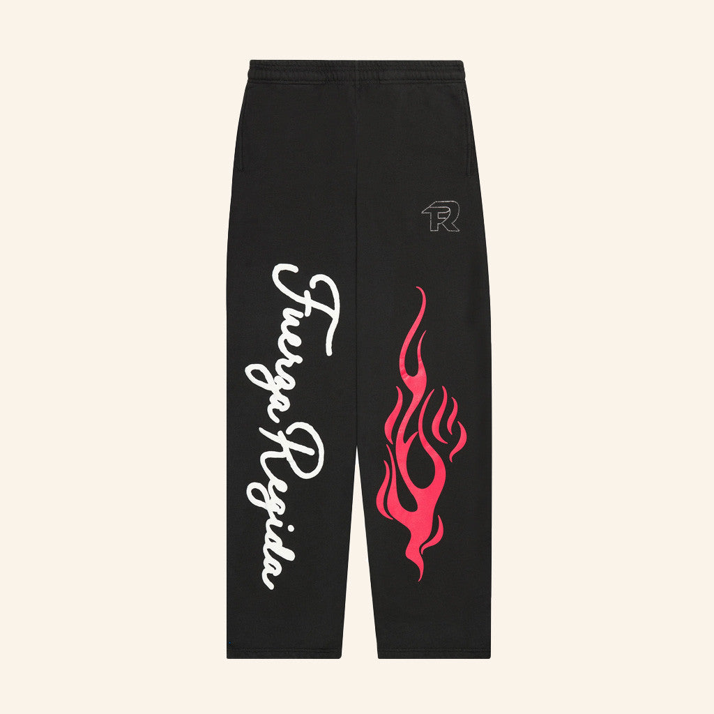 Fuerza Regida Merch FR Sweatpants Black Best Gifts For Boyfriend