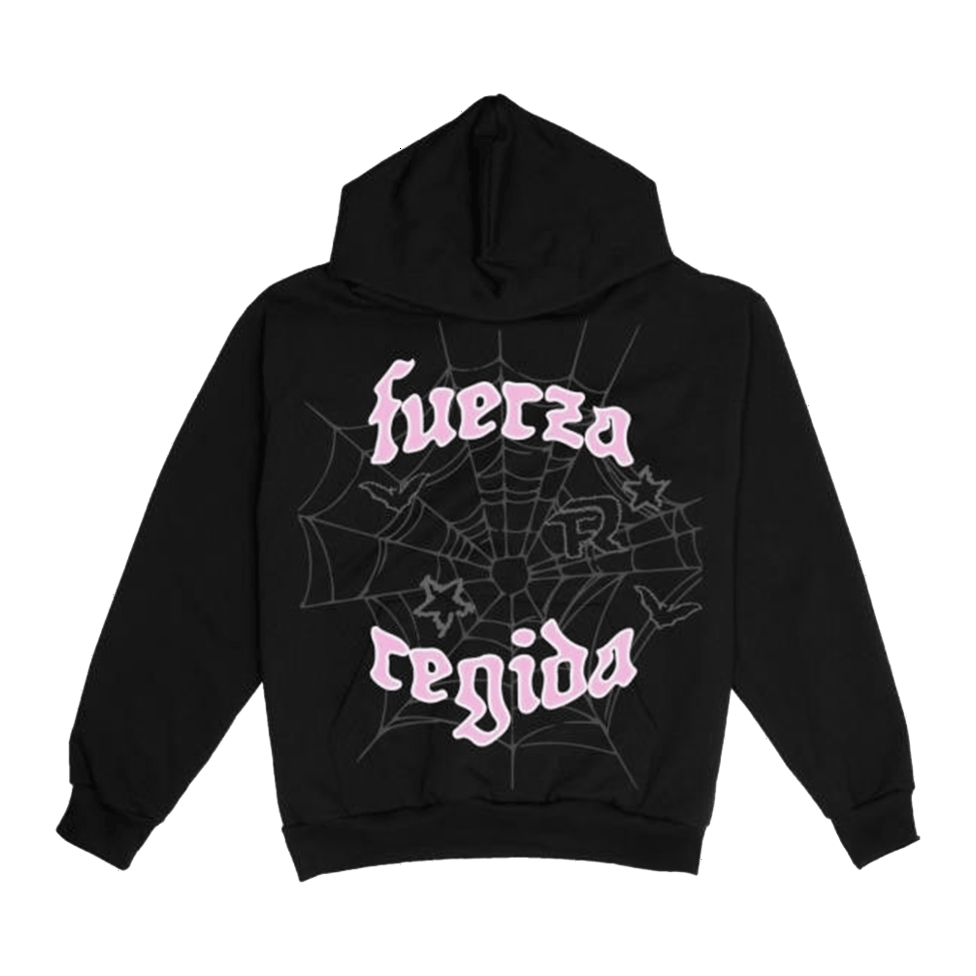 Fuerza Regida Merch Fuerza Regida Spider Hoodie Father's Day Gifts For Husband Gifts For Fans