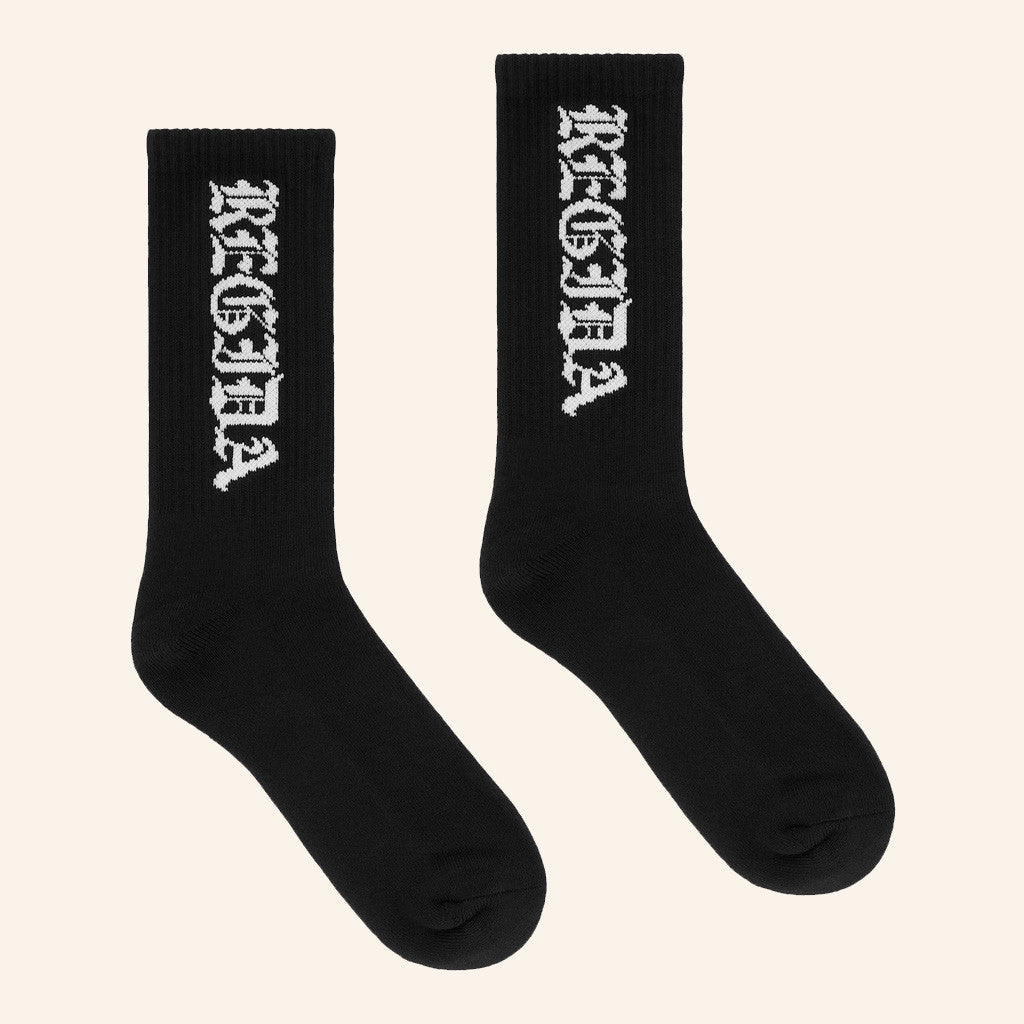 Fuerza Regida Merch Oe Fuerza Socks Black Gift Ideas For Friends