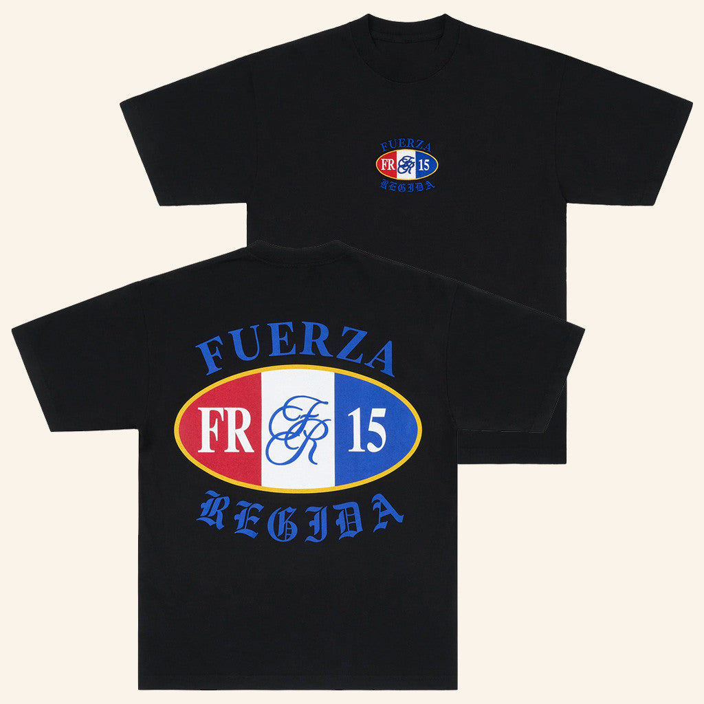 Fuerza Regida Merch Paris Black T-Shirt Gift Ideas For Boyfriend