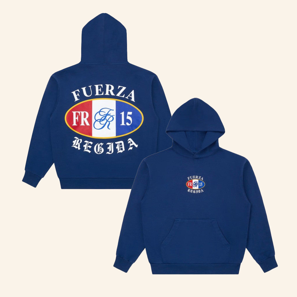 Fuerza Regida Merch Paris Hoodie Navy Unique Birthday Gift For Husband