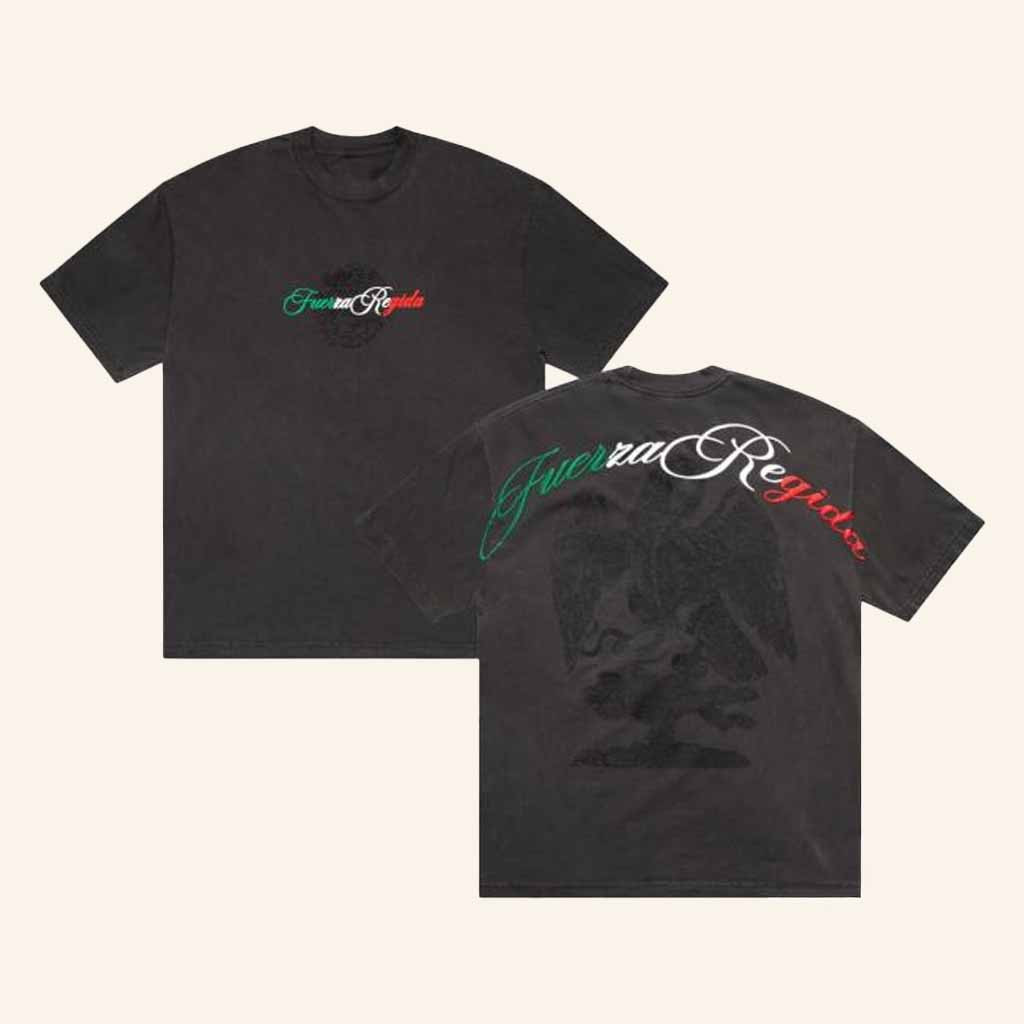 Fuerza Regida Merch Script Aguila Vintage Shirt Birthday Ideas For Boyfriend