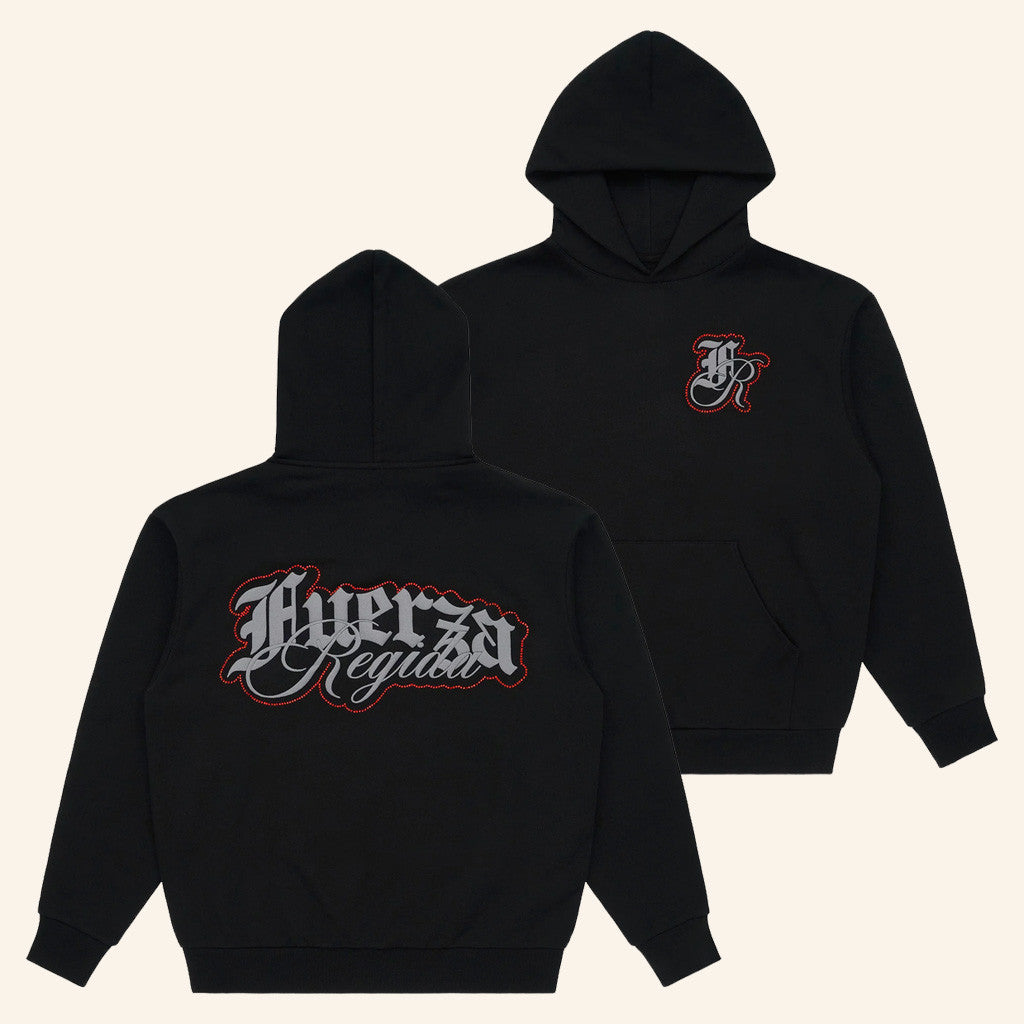 Fuerza Regida Merch Stones Black Hoodie Best Gifts For Dad