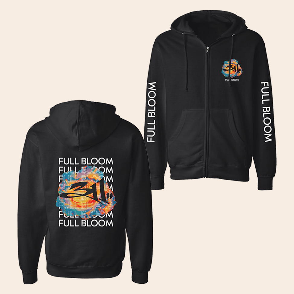Full Bloom 311 Zip Hoodie 311 Merch Birthday Gifts For Music Fans Father's Day Gifts For Dad