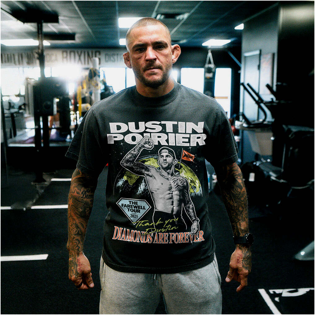 Full Violence X Dustin Poirier Merch The Farewell Tour T-Shirt Gift For Fans Gifts For BFF