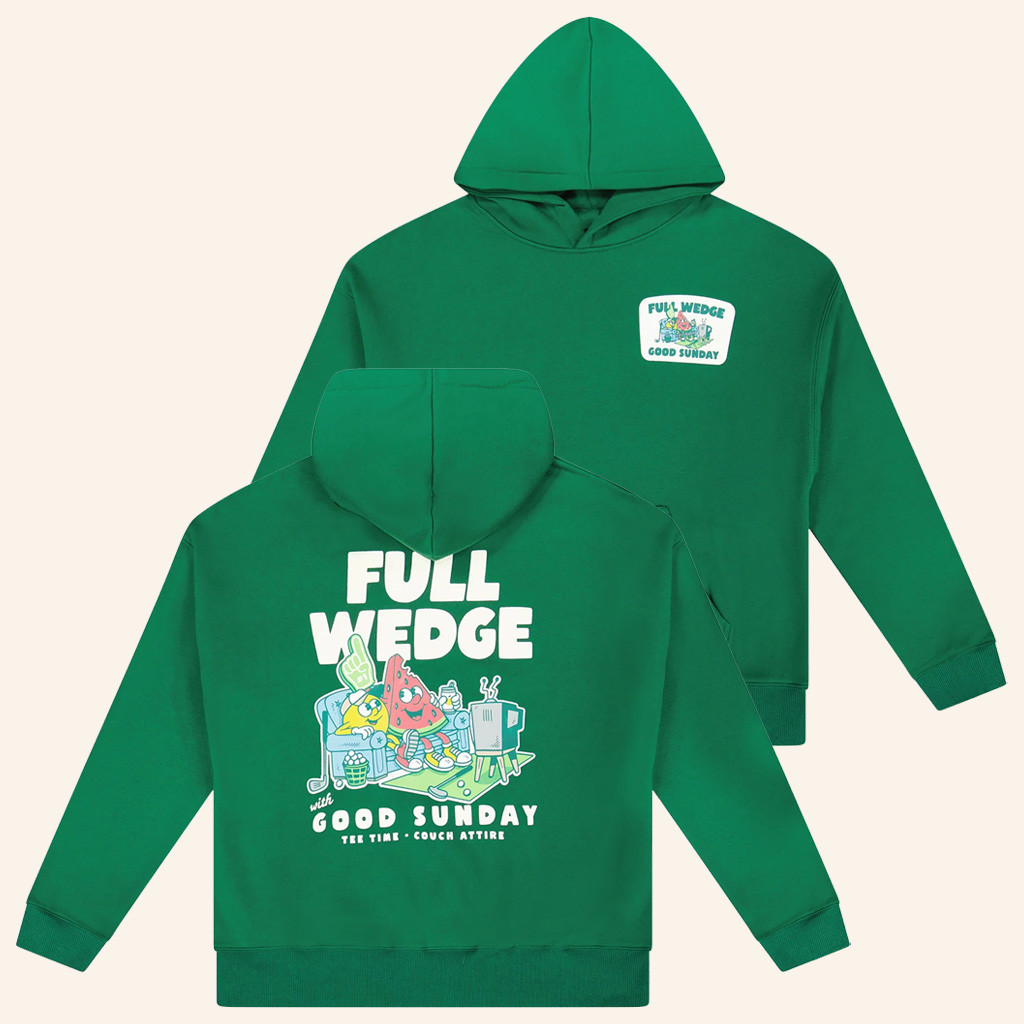 Full Wedge Golf Merch Good Sunday Hoodie Presents For Friends