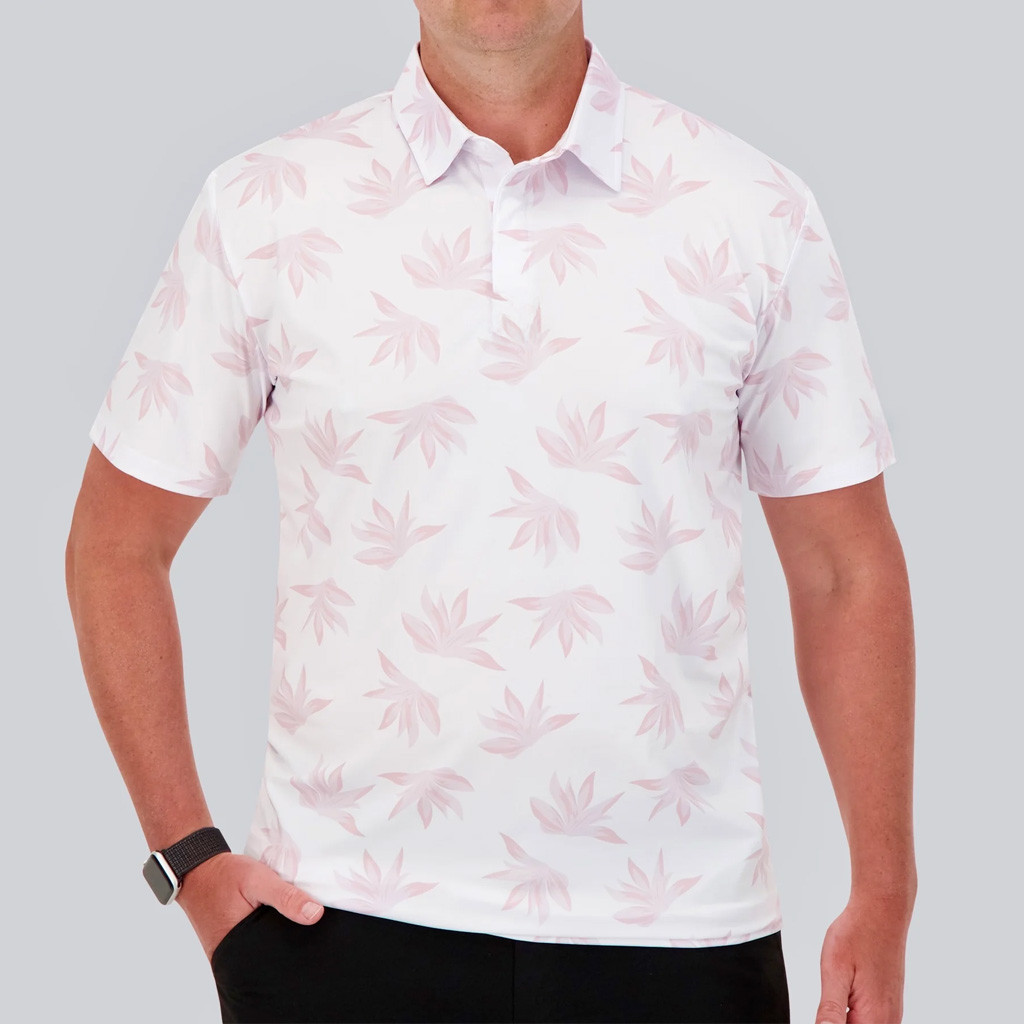 Full Wedge Golf Merch Rose Polo Shirt Gifts For Golf Dad