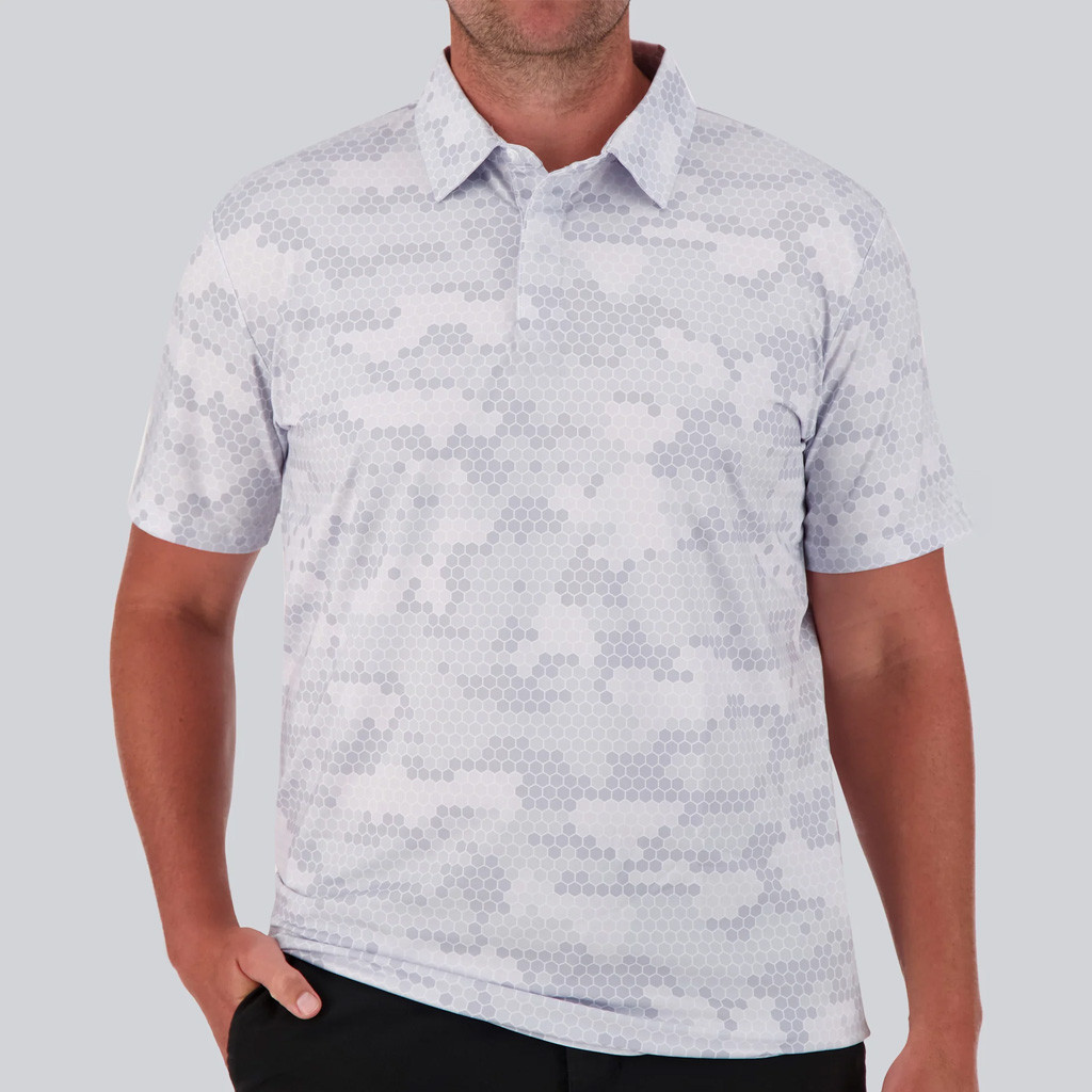 Full Wedge Golf Merch Stealth Polo Shirt Golf Presents For Dad