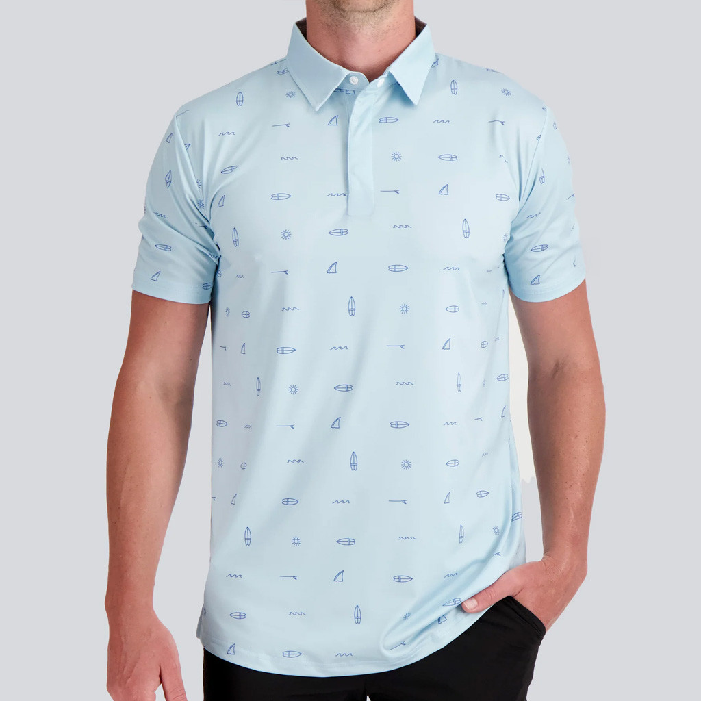 Full Wedge Golf Merch Surf Polo Shirt Good Golf Gifts For Dad