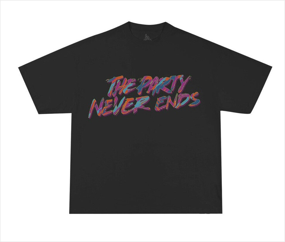 Funny Graphic T-Shirt Juice WRLD The Party Never Ends Merch BFF Birthday Gifts Ideas
