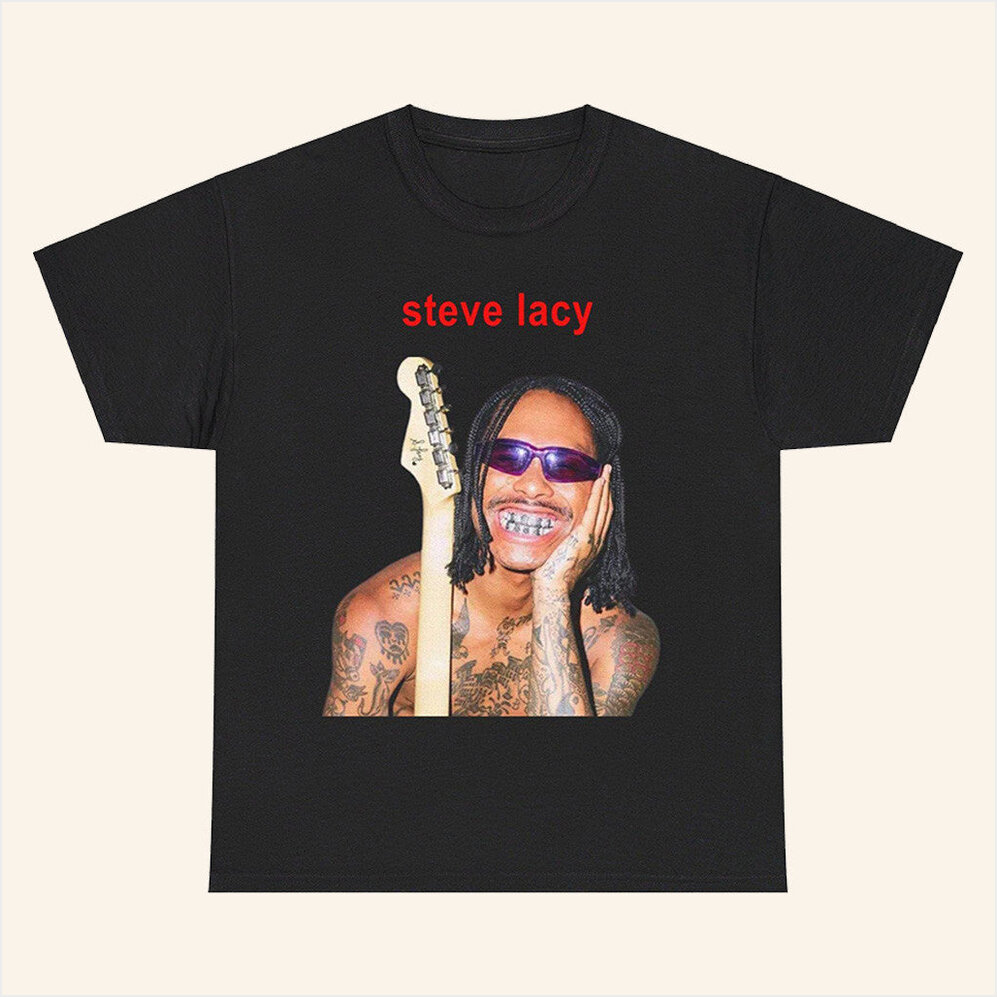 Funny Graphic T-Shirt Steve Lacy Merch Cool Birthday Gifts For Music Lovers Gifts For Friends