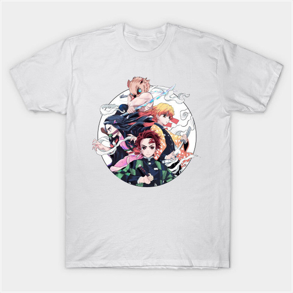 Funny T-Shirt Demon Slayer Merch Birthday Gifts For Friends Christmas Presents