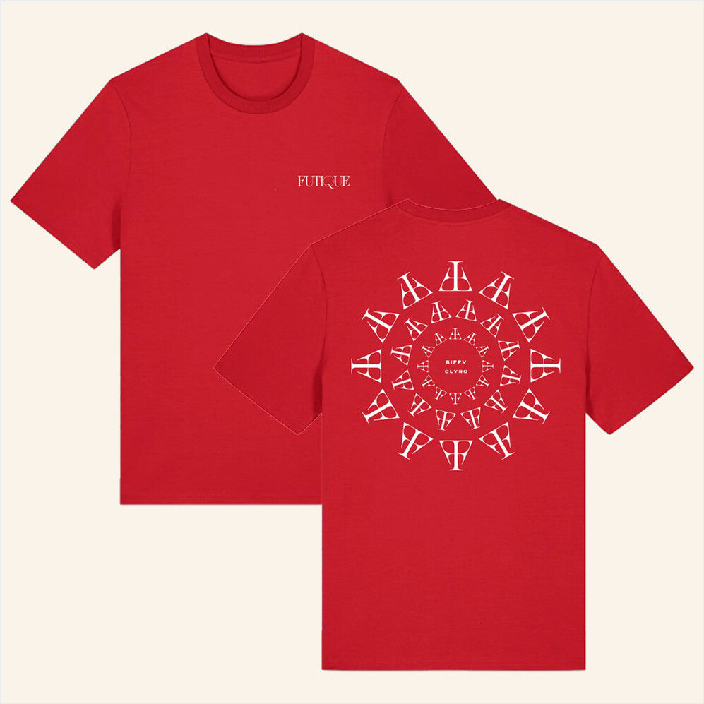 Futique Red T-Shirt Biffy Clyro Merch Birthday Gifts For Boyfriend Gifts For Best Friend