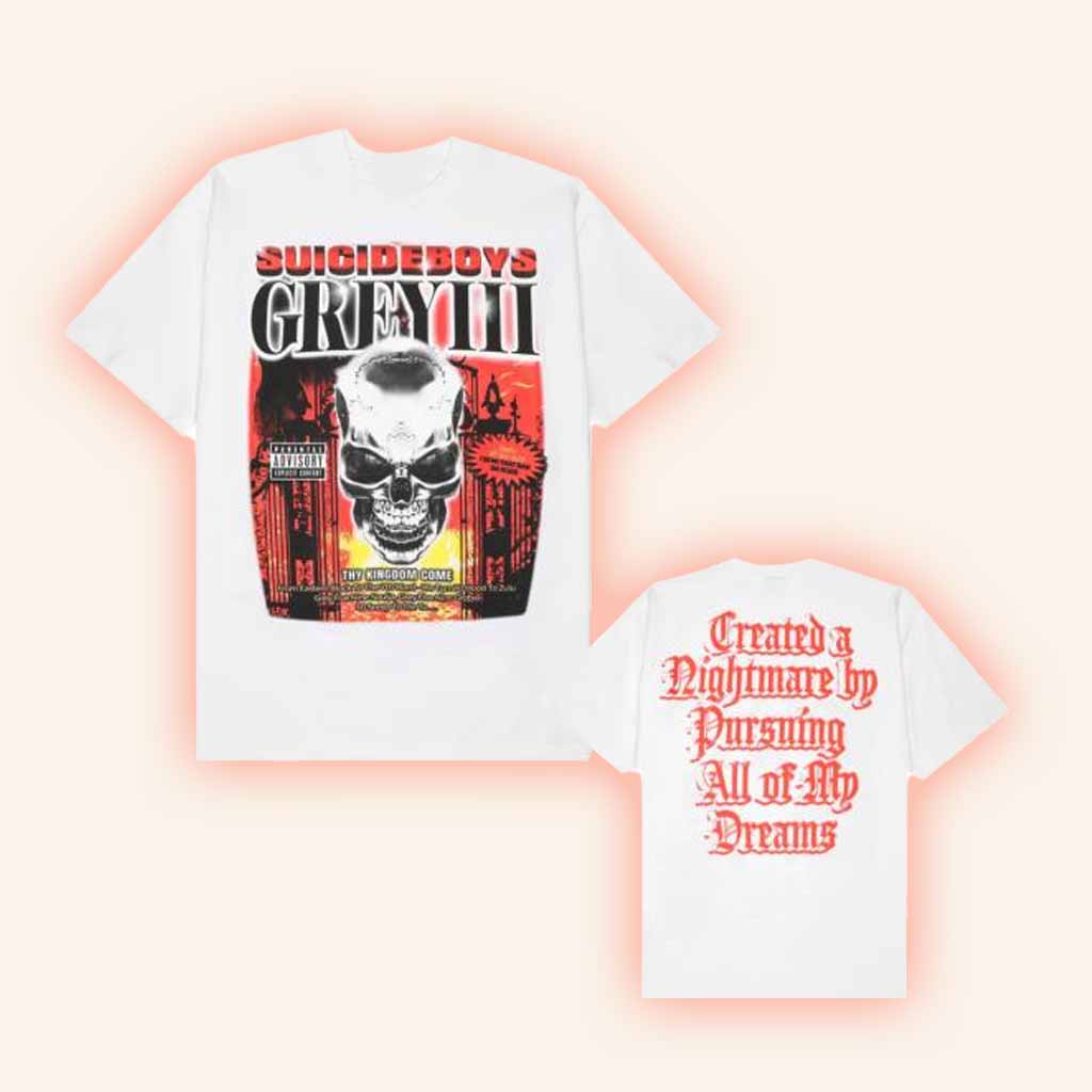 G59 Records Merchandise G59 Grey III T-Shirt Gift Ideas For Son