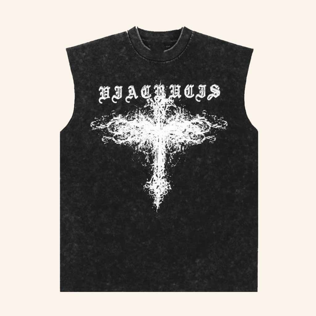 G59 Records Merchandise Lb Glitch Cross Muscle Tank Gifts For Son