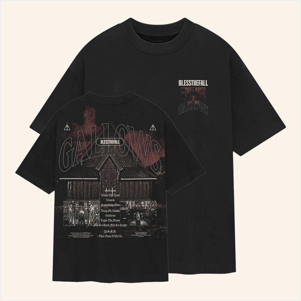 Gallows T-Shirt Blessthefall Merch Birthday Gifts For Band Fans Gifts For Best Friend