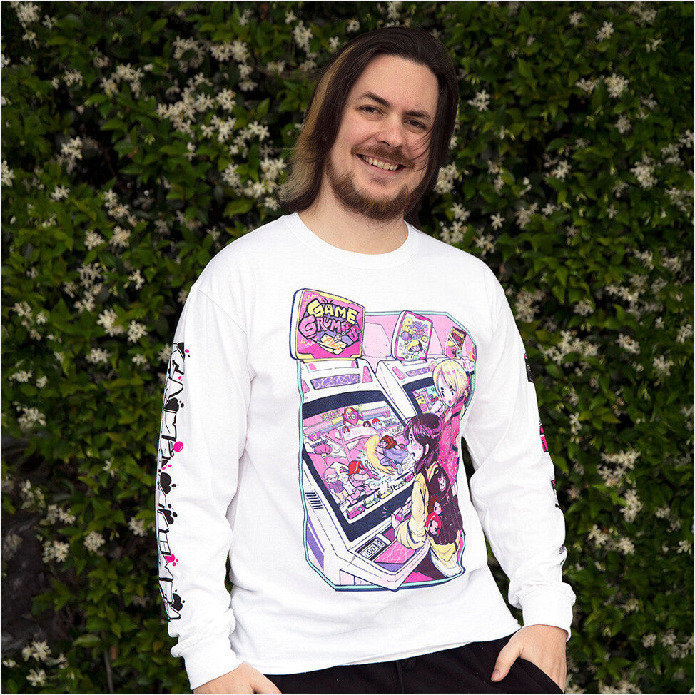 Game Grumps Arcade Long Sleeve T-Shirt Gamegrumps Merch Gifts For Fans Gifts For Besties