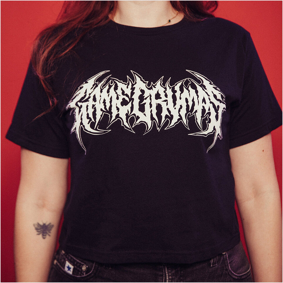 Game Grumps Black Metal T-Shirt Gamegrumps Merch Gifts For Fans Father's Day Gifts For Dad