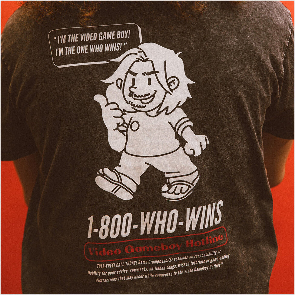 Game Grumps Videogame Boy Hotline T-Shirt Gamegrumps Merch Gifts For Fans Gifts For Friends