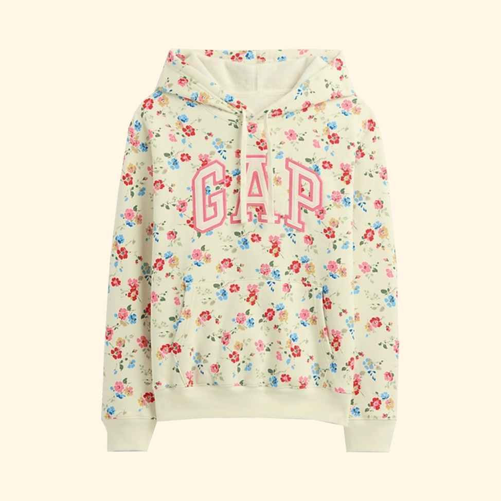GAP Floral Hoodie Mother's Day Gift Ideas For Wife BFF Birthday Gifts Christmas Presents