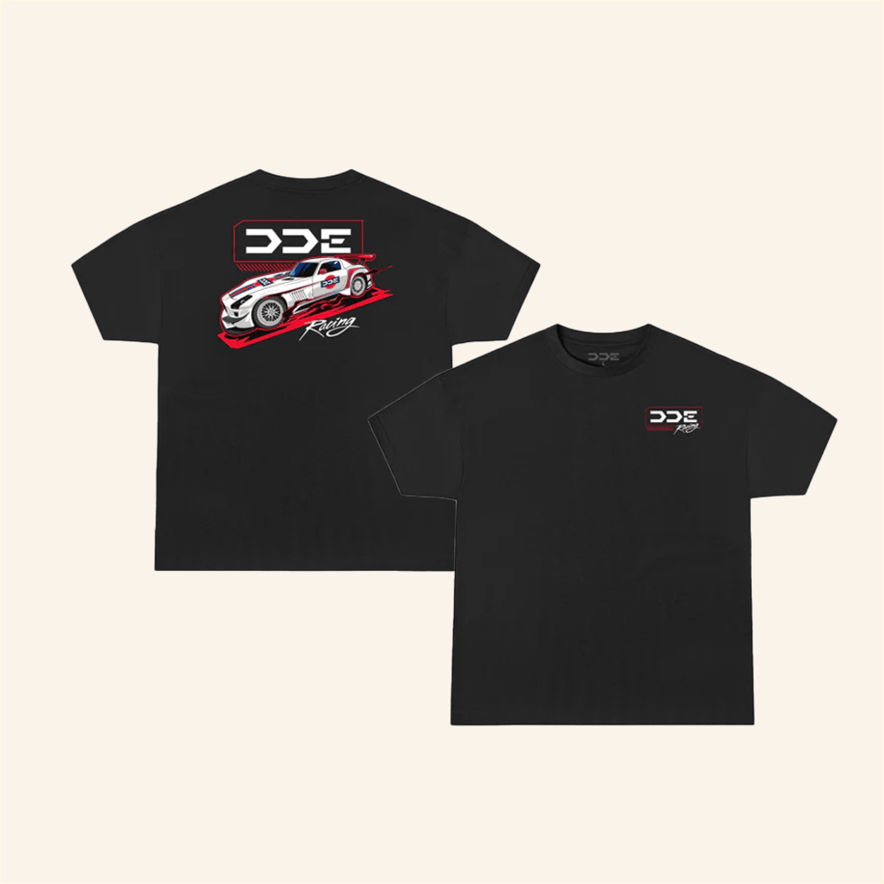 Garage Merch SLS Racing Black T-Shirt DDE Merch Best Friend Birthday Gifts Christmas Presents