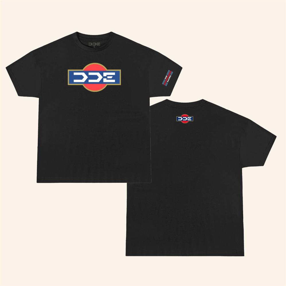 Garage Store Merch Stripes And Speed Black T-Shirt DDE Merch Dad Gifs Best Friend Gifts
