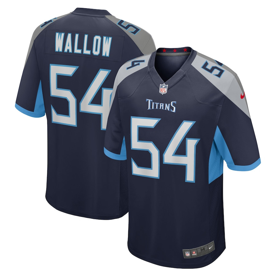Garret Wallow 54 Tennessee Titans Game Men Jersey - Navy - JS940