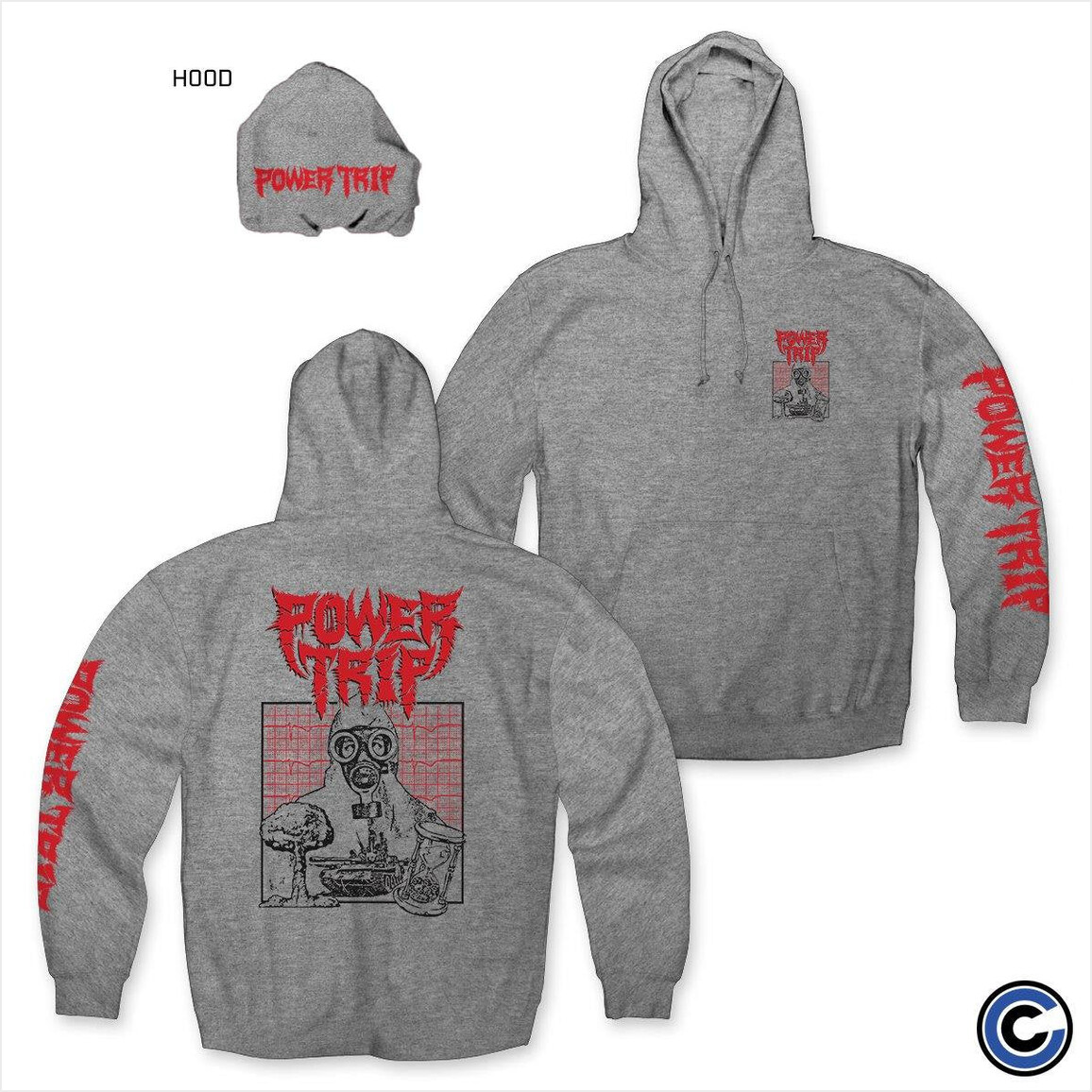 Gas Mask Hoodie Power Trip Merch Power Trip Hoodie Birthday Gifts For Friends