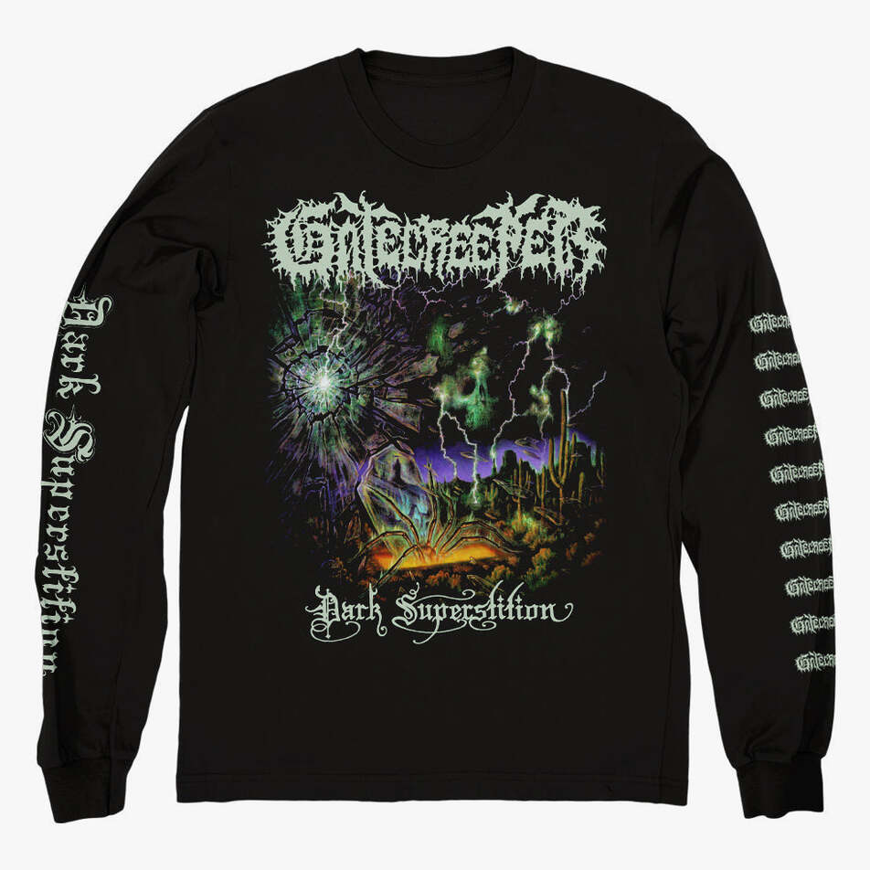 Gatecreeper Merch Dark Superstition Long Sleeve Shirt Gatecreeper Shirt Father's Day Gifts For Boyfriend