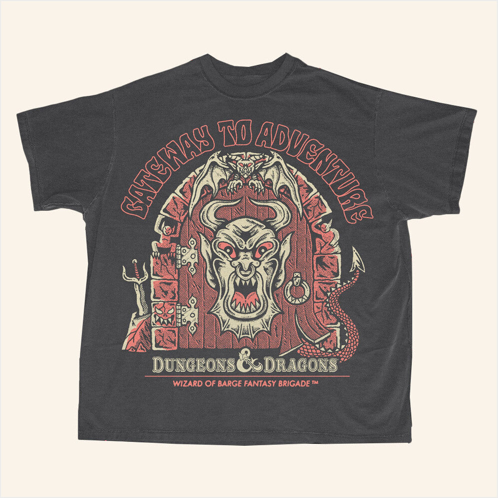 Gateway To Adventure Vintage T-Shirt Wizardofbarge Merch Black Birthday Gift Ideas For Dad