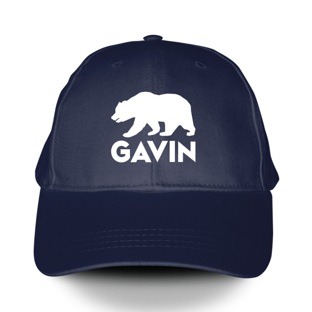 Gavin Newsom Merch Gavin Bear Navy Hat Gifts For Husband