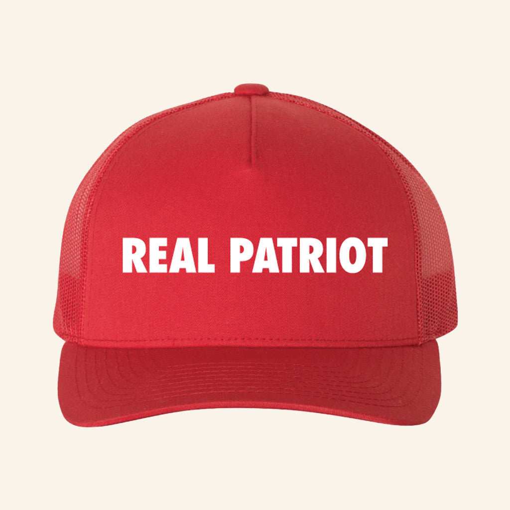 Gavin Newsom Merch Real Patriot Trucker Hat Best Gifts For Boyfriend