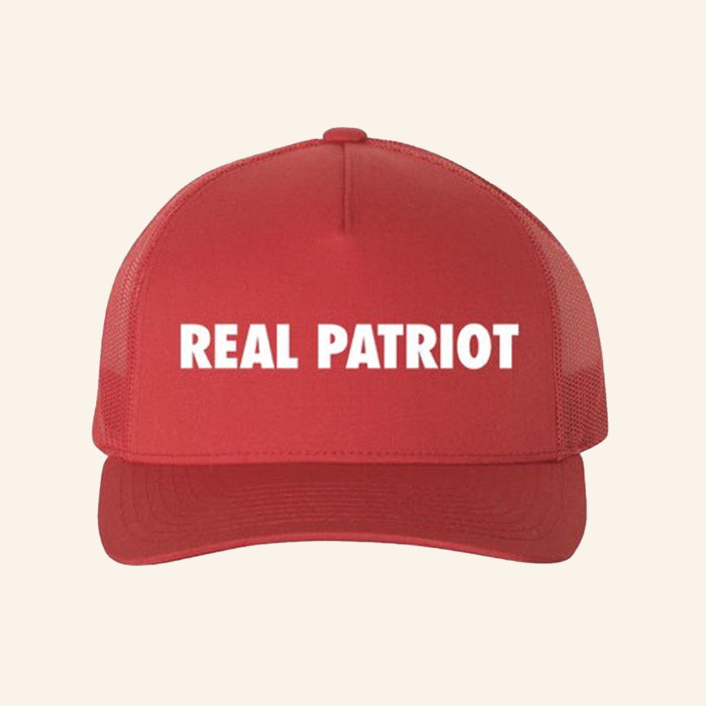 Gavin Newsom Merch Real Patriot Trucker Hat Unique Birthday Gift For Husband