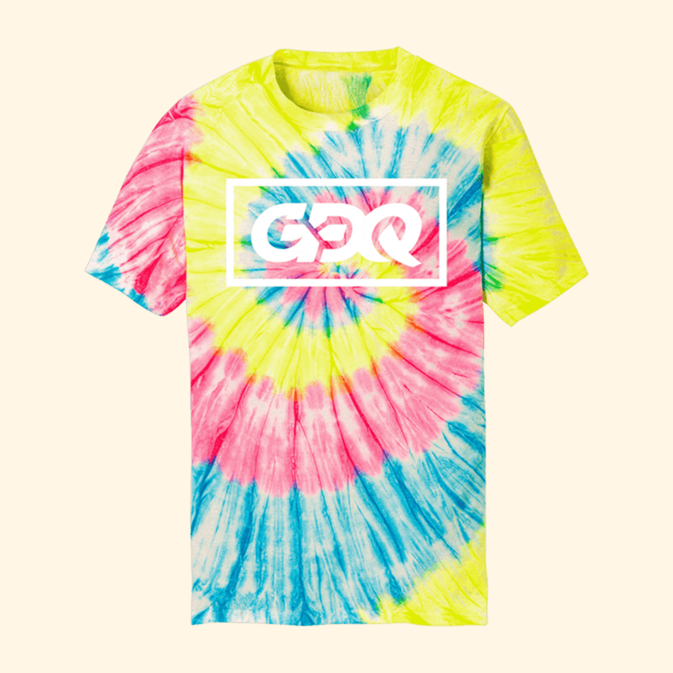 GDQ Tie Dye Shirt Gaming Done Quick Colorful Tee Gift Ideas For Best Friend Or Speedrun Fans