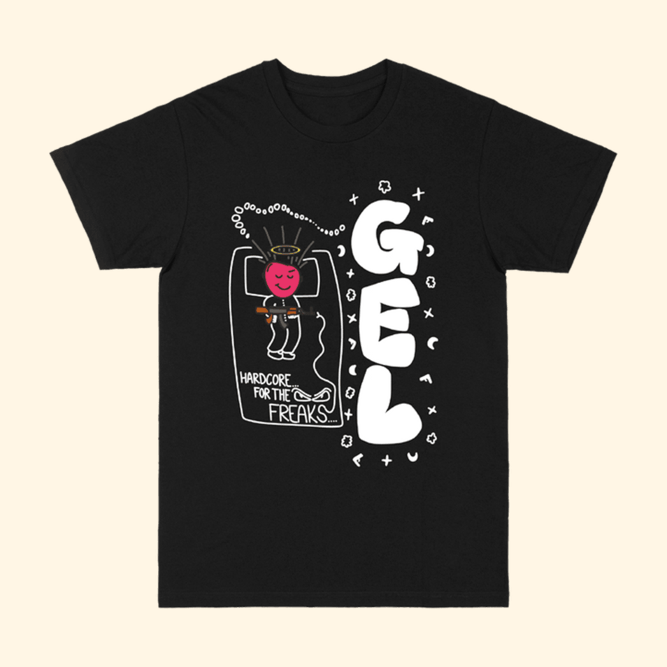 Gel Cherub Black T-Shirt Gel Band Merch Mother's Day Gifts For Daughter Gifts For Besties