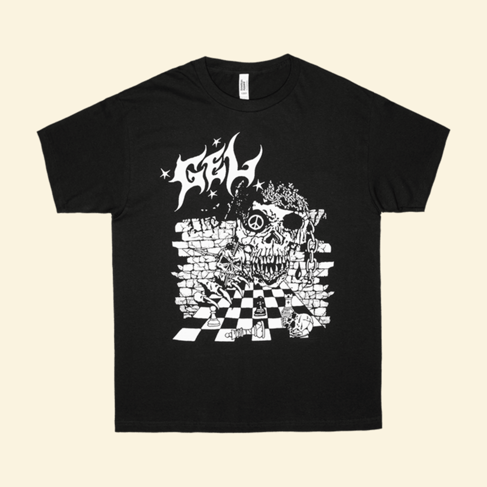 Gel Chess Black T-Shirt Gel Band Merch Mother's Day Birthday Gifts For Daughter In Law