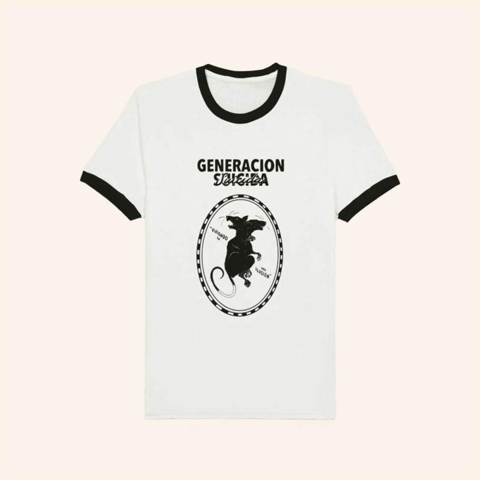 Generacion Suicida Ilusion Ringer T-Shirt Distroville Merch Good Birthday Gifts For Brother
