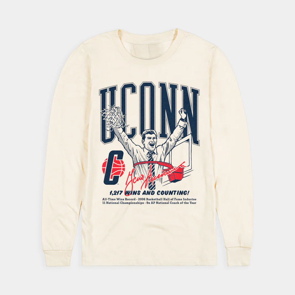 Geno Auriemma Win Record Long Sleeve Gifts For Fans