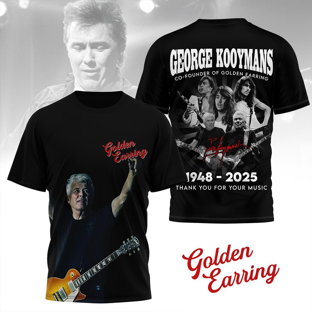 George Kooyman Golden Earring 2025 Shirt Fan Merch Best Gifts For Husband