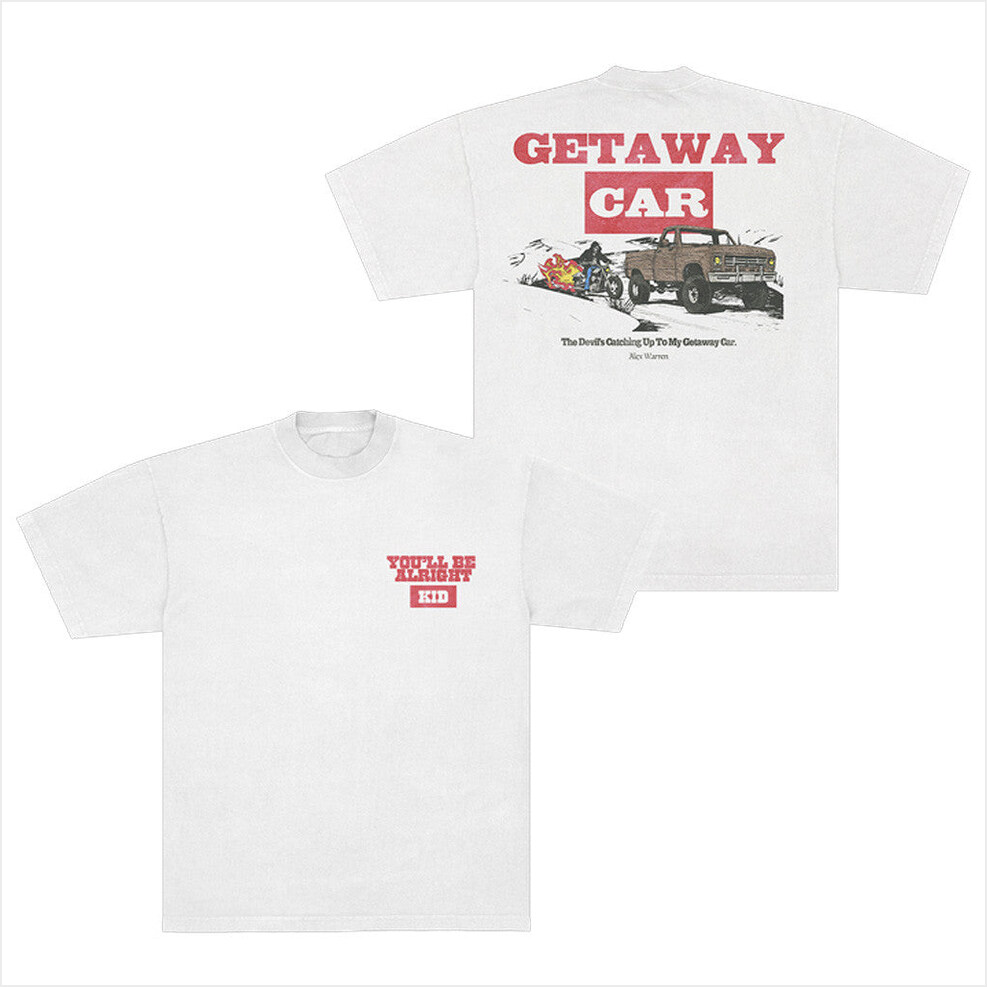 Getaway Car T-Shirt Alex Warren Merch Birthday Gifts For Father Gifts For Friends