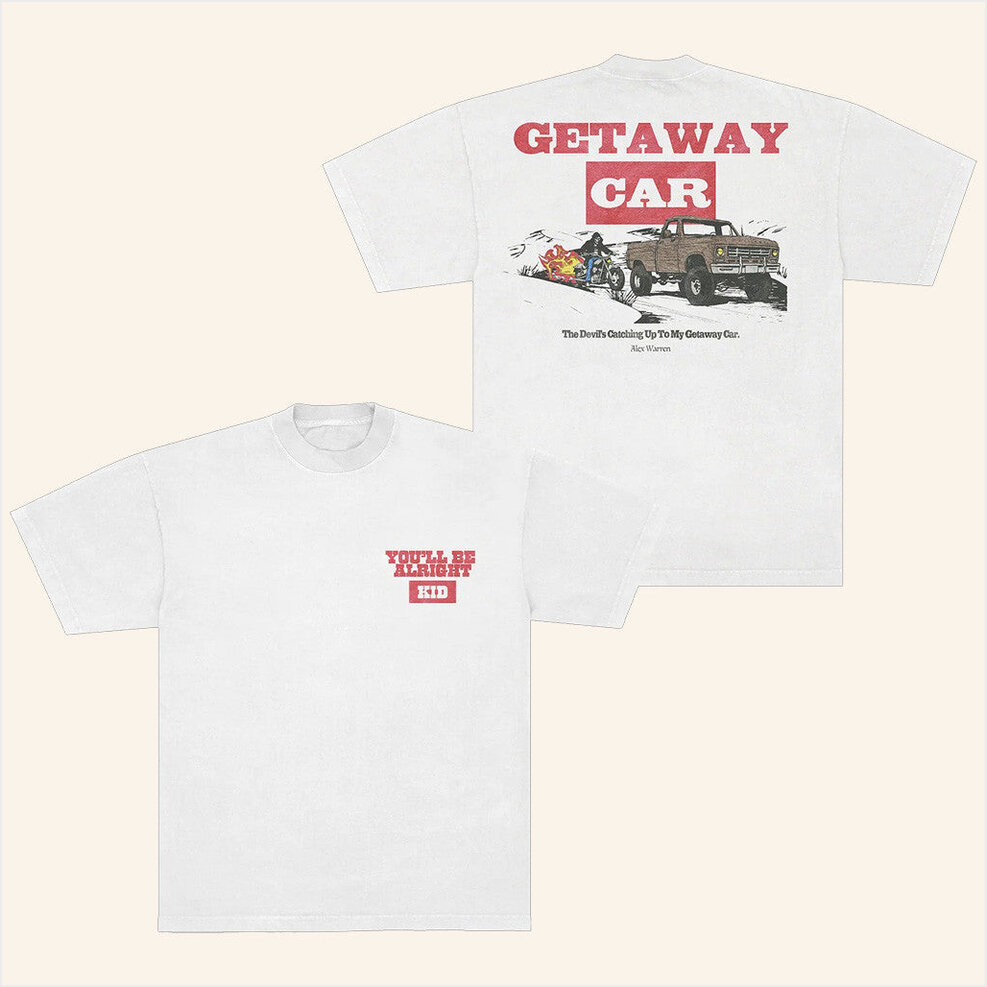 Getaway Car T-Shirt Alex Warren Official Merch Birthday Gifts For Boyfriend BFF Gifts Ideas