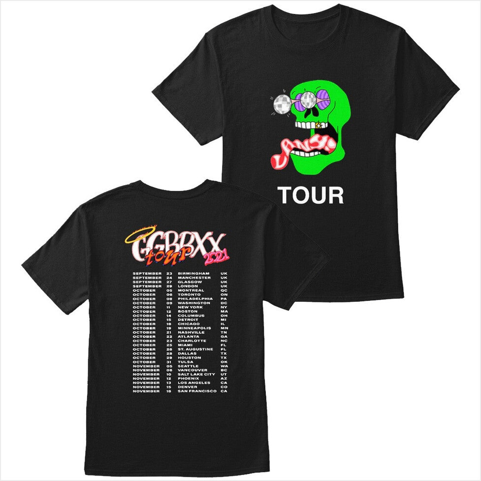 GGBBXX Tour Black T-Shirt Lany Merch Presents For Friends Birthday Gifts For Besties