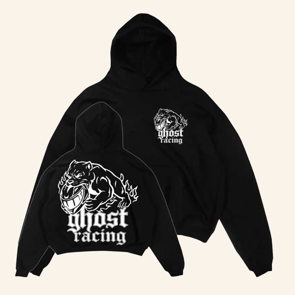 Ghost Racing Merch Pitbull Hoodie Gift Ideas For Fans