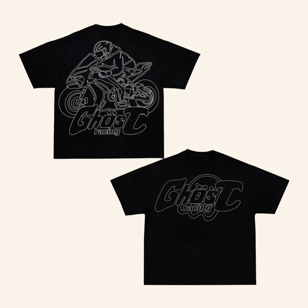 Ghost Racing Merch Silver Surfer Cbr Shirt  Black Gifts For Fans