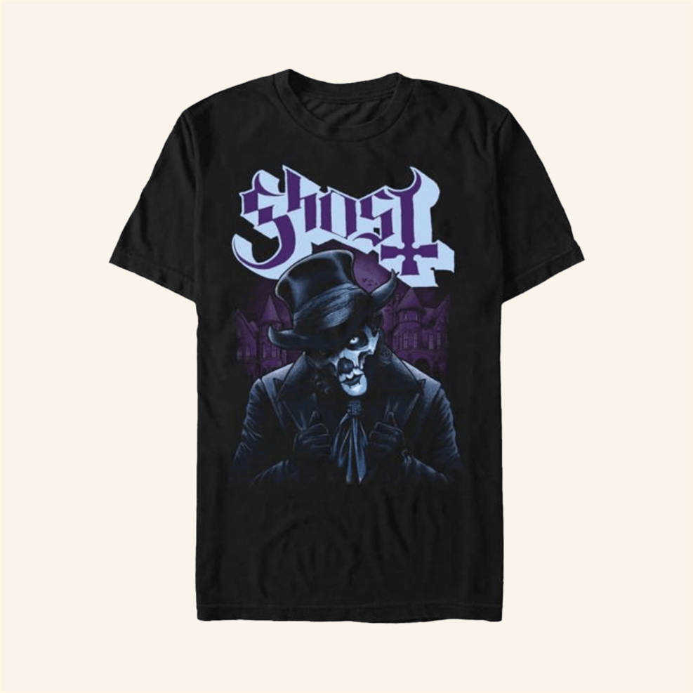 Ghost Top Hat Ghost Impericon Merch T-Shirt Fans Birthday Gifts For BFF Christmas Presents