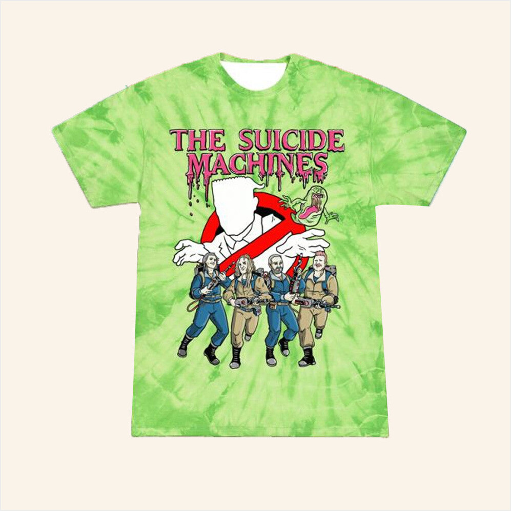 Ghostbusters Tie Dye T-Shirt Suicide Machines Detroit Merch Best Friend Birthday Gifts