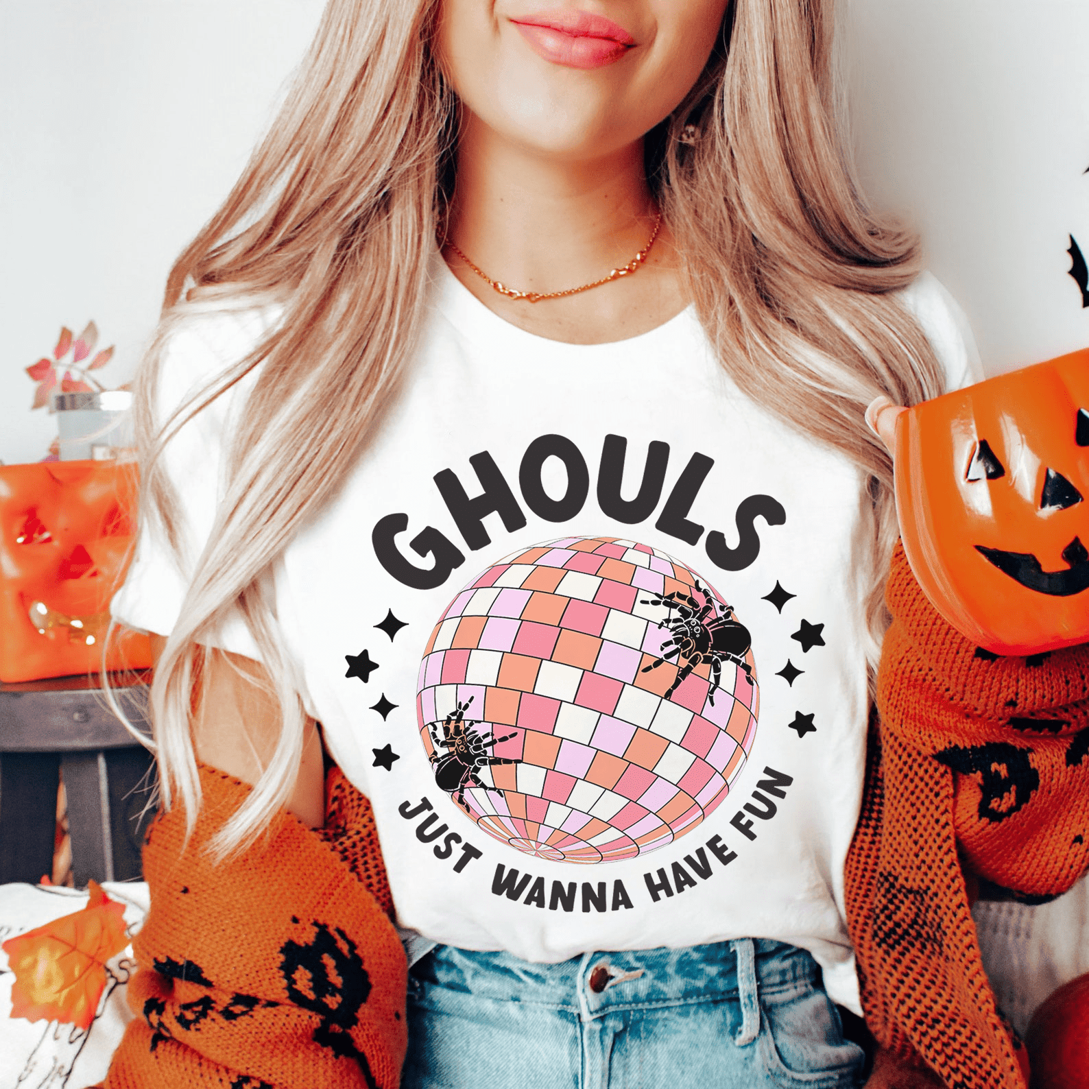 Ghouls Just Wanna Have Fun Retro T-Shirt The Perfect Blend Of Fun And Spooky Shirt