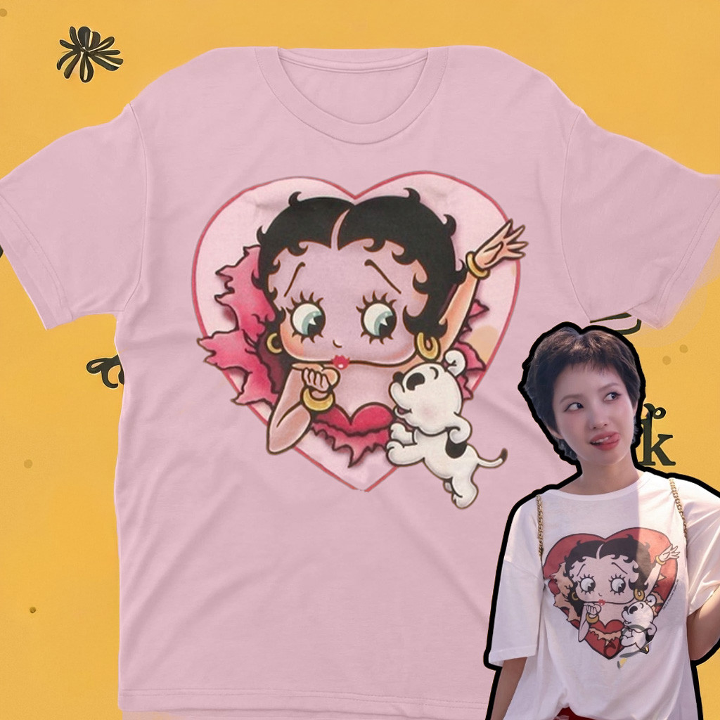 Gidle Soyeon Betty Boop With Pudgy Shirt Cute Gifts For Daughter