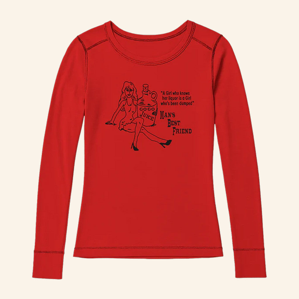 Girl Who's Been Dumped Fitted Long Sleeve T-Shirt Gift For Daughter